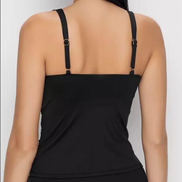 Lauren Ralph Lauren Beach Club Tankini Swim Top - Picture 2 of 10